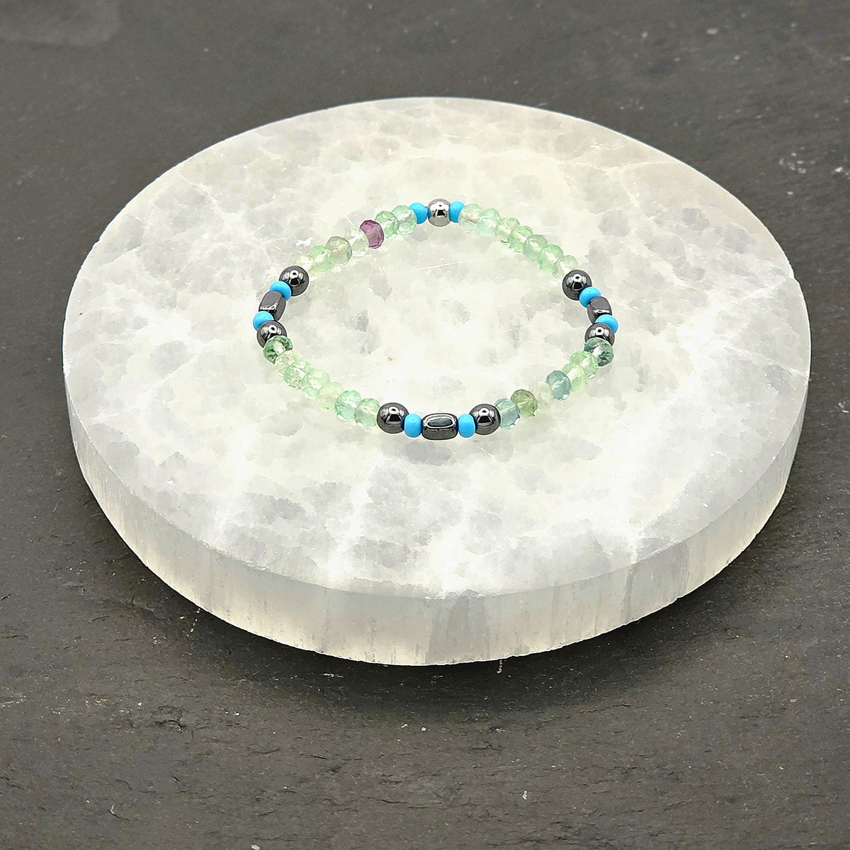 Kids Fluorit Energie Armband Lisa Kronenchakra
