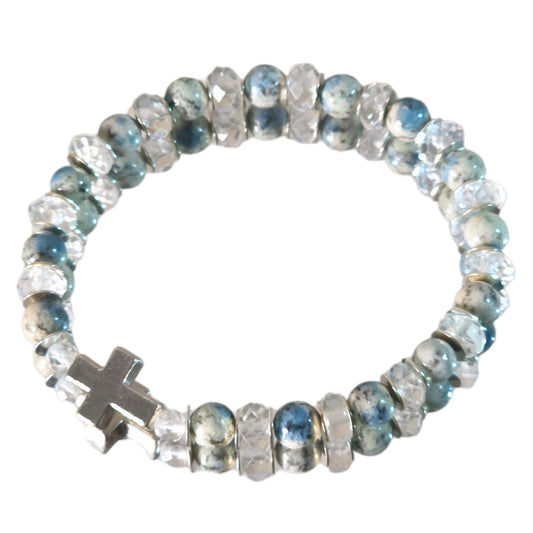 Azurit K2 Energie Armband SkySpirit Stirnchakra