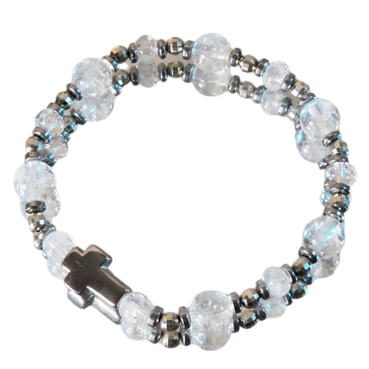 Bergkristall Energie Armband Metatron Kronenchakra