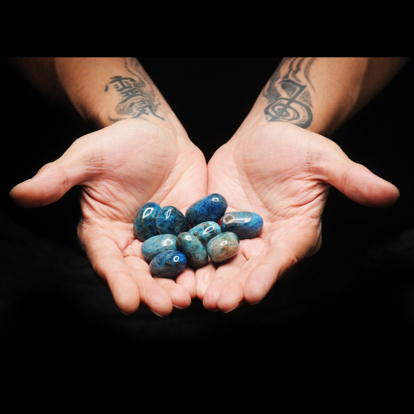 Apatit Energie Stein Halschakra