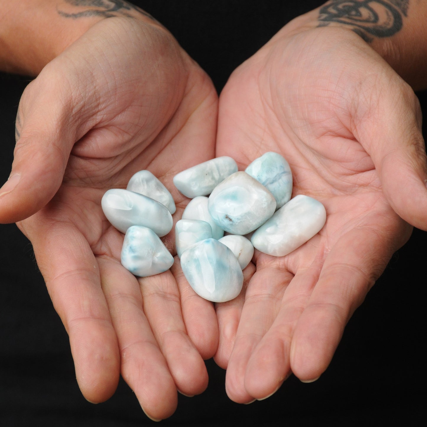 Larimar Energie Stein Halschakra