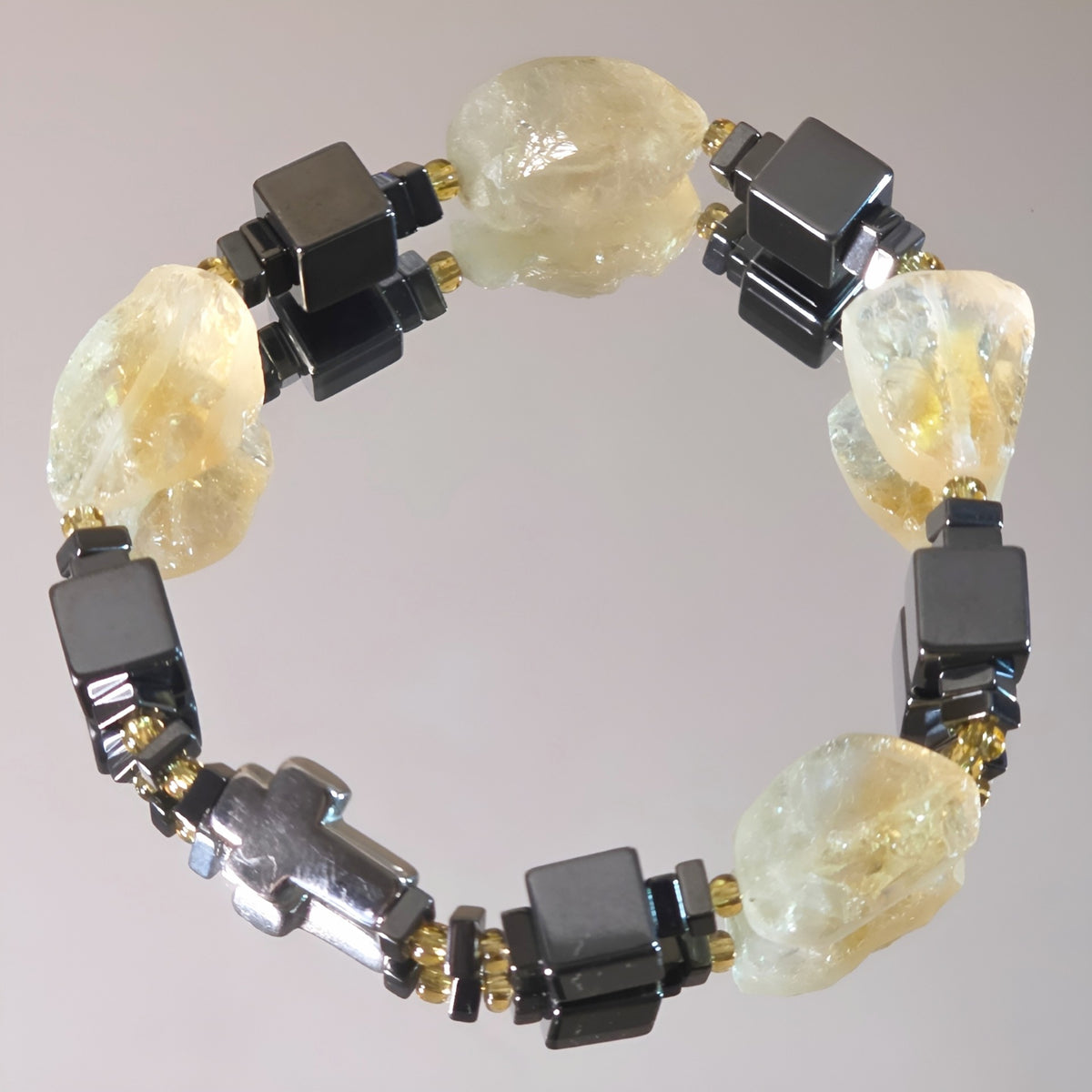 Citrin Energie Armband Baba Solarplexus Chakra