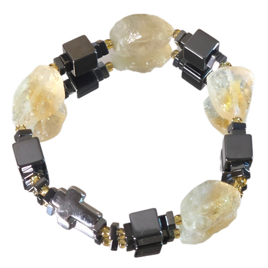 Citrin Energie Armband Baba Solarplexus Chakra