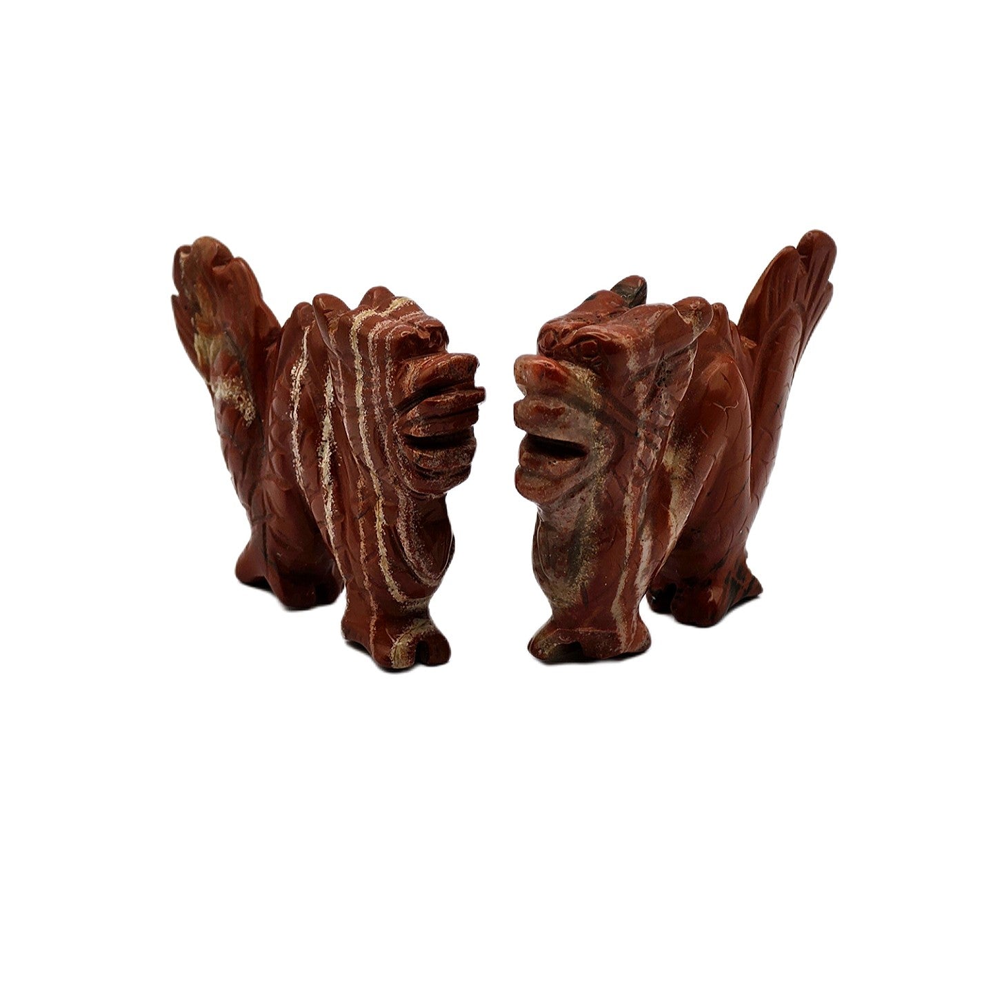 Chinesisches Sternzeichen Drache – aus rotem Jaspis Wurzelchakra