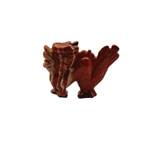 Chinesisches Sternzeichen Drache – aus rotem Jaspis Wurzelchakra