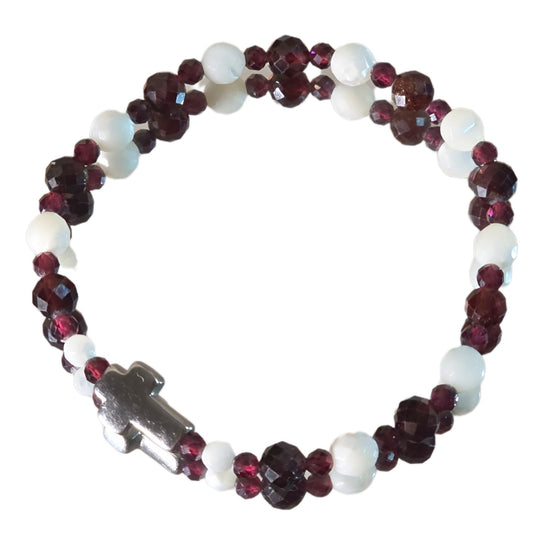 Granat Energie Armband Olivia Wurzelchakra