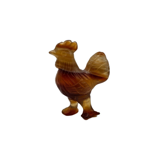 Chinesisches Sternzeichen Hahn – aus Karneol Sakralchakra