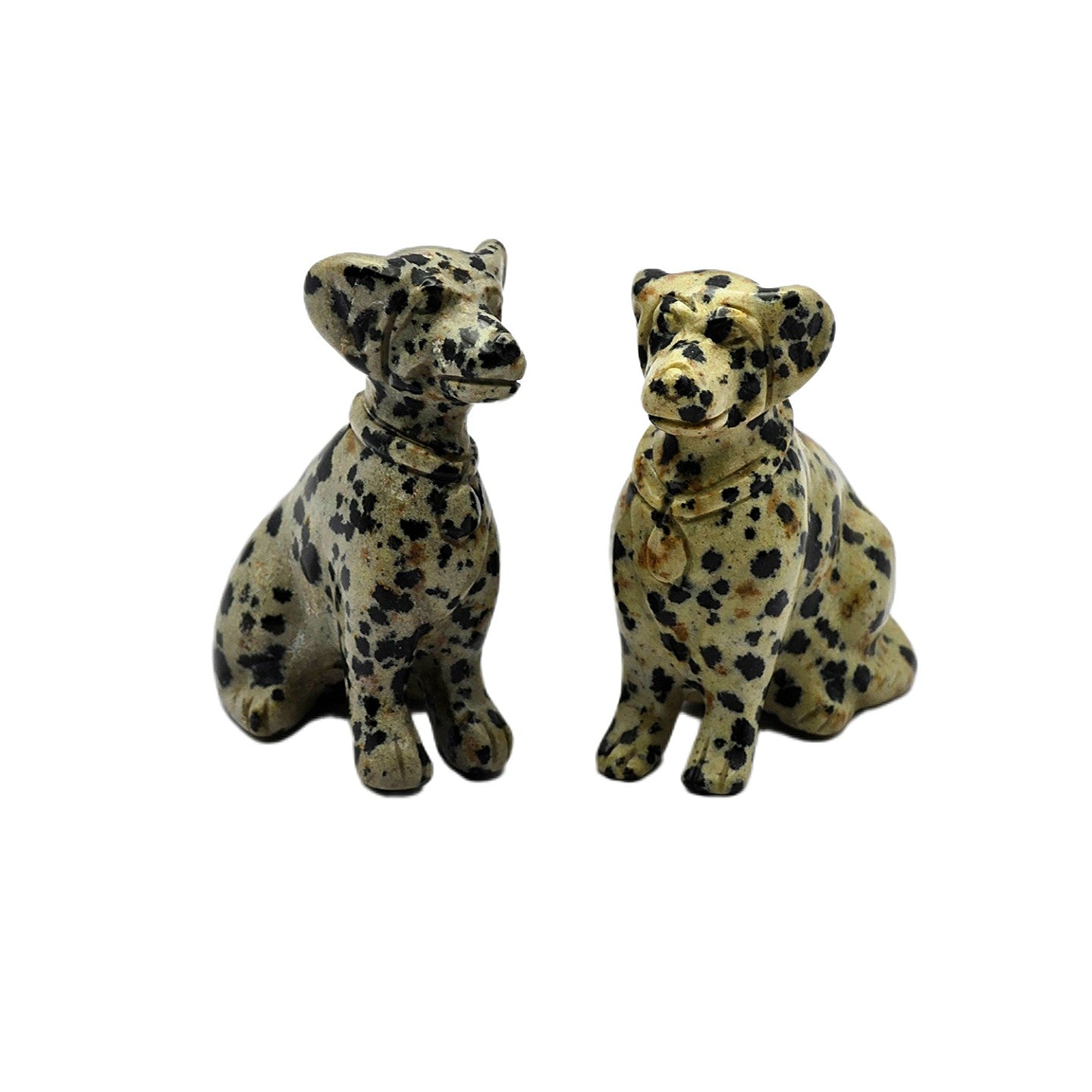 Chinesisches Sternzeichen Hund – aus Dalmatiner Jaspis Wurzelchakra