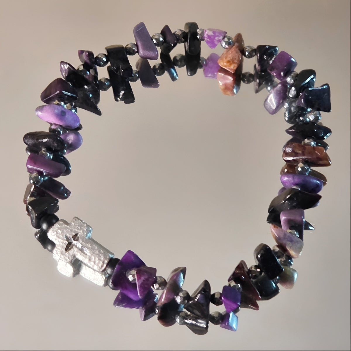Sugilith Energie Armband Fafnir Kronenchakra
