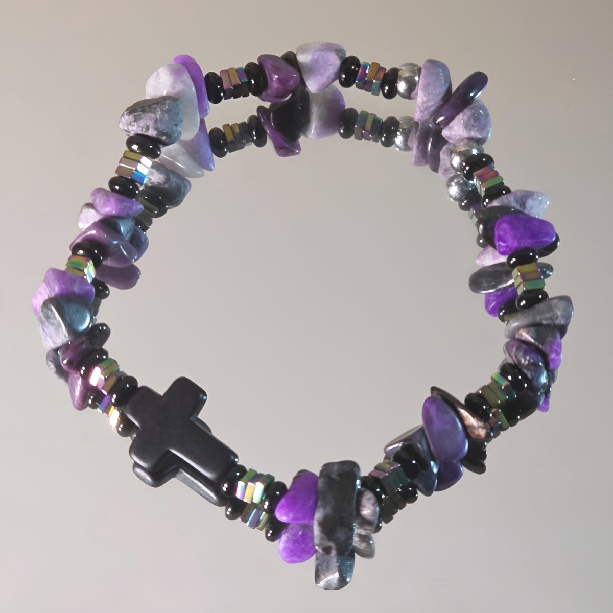 Sugilith Energie Armband Grisu Kronenchakra