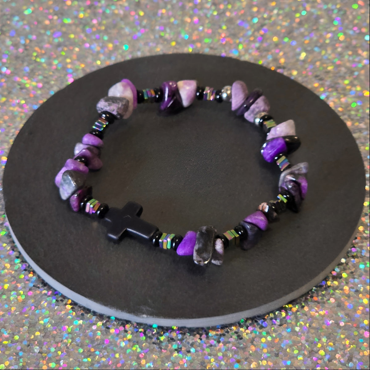 Sugilith Energie Armband Grisu Kronenchakra