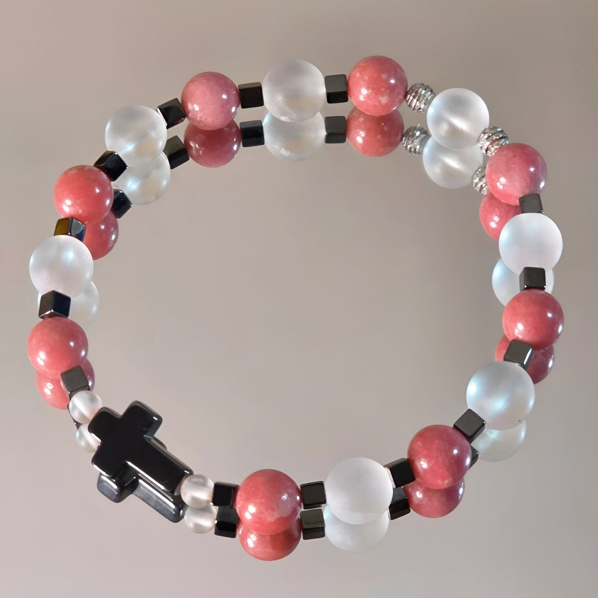 Thulit Energie Armband Celine Herzchakra