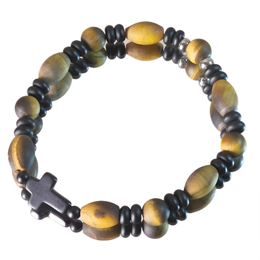 Tigerauge Energie Armband Rocky Solarplexus Chakra