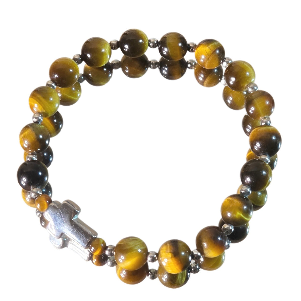 Tigerauge Energie Armband Alpha Solarplexus Chakra