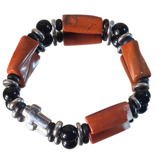 roter Jaspis Energie Armband Wabi Sabi Wurzelchakra