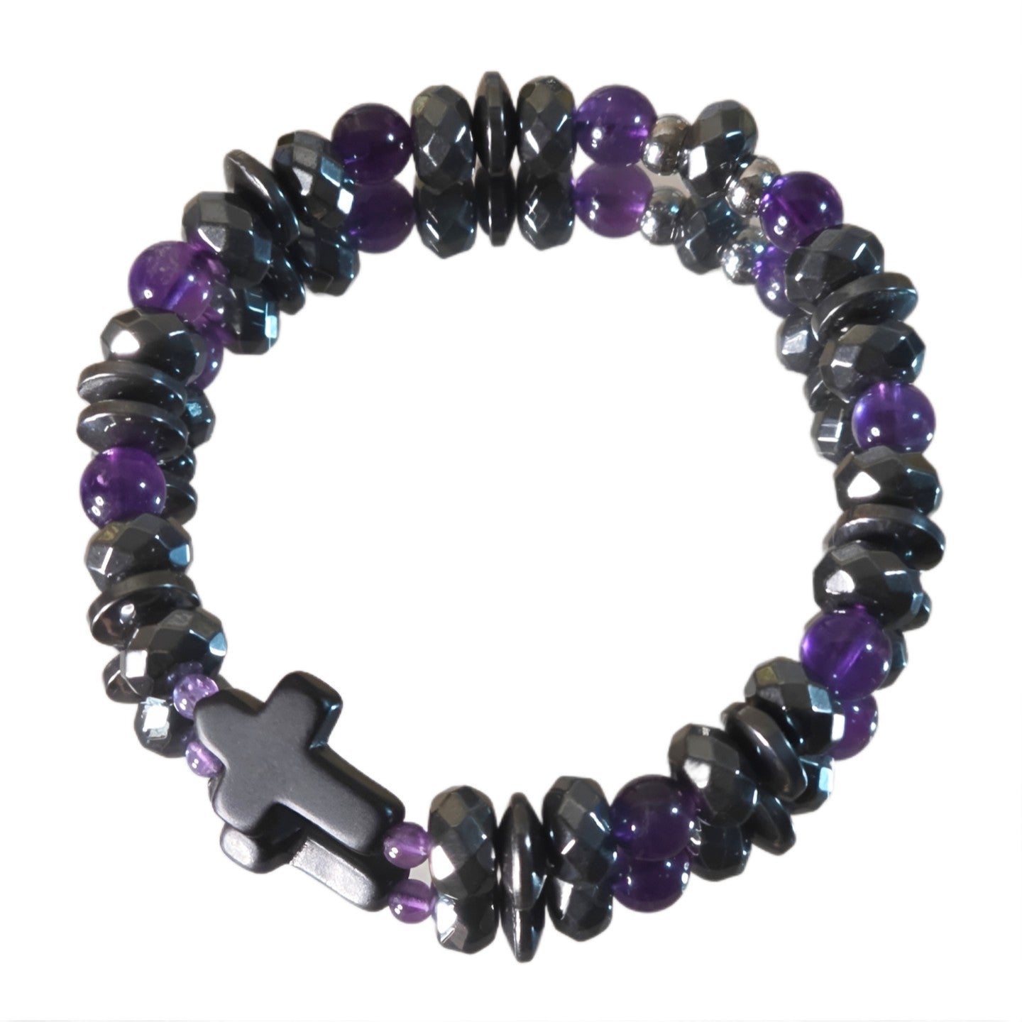 Amethyst Energie Armband Zadkiel Stirnchakra