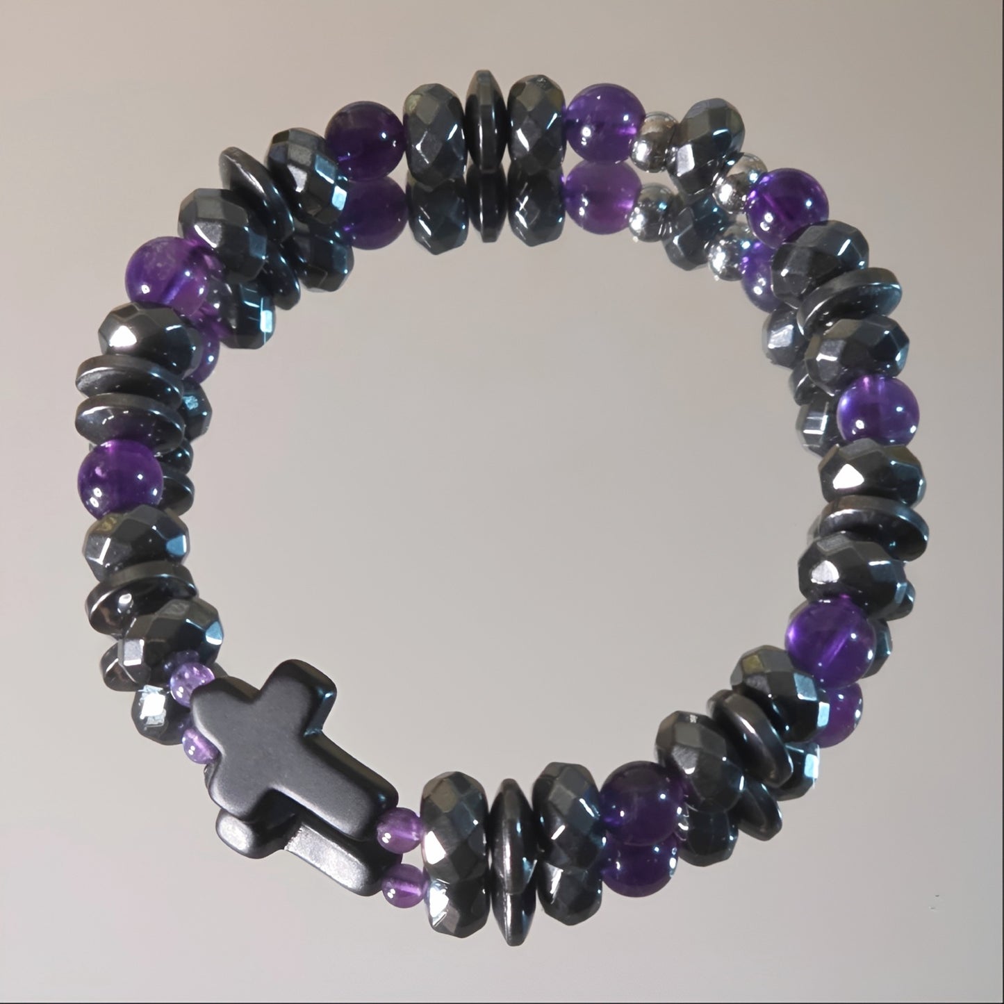 Amethyst Energie Armband Zadkiel Stirnchakra