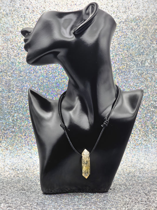 Citrin Energie Anhänger Solarplexus Chakra