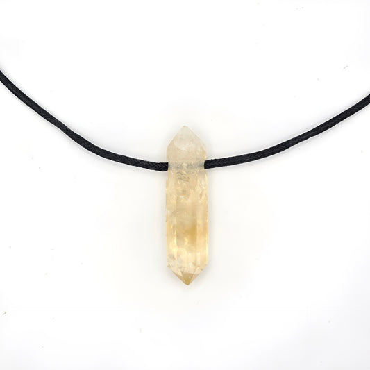 Citrin Energie Anhänger Solarplexus Chakra