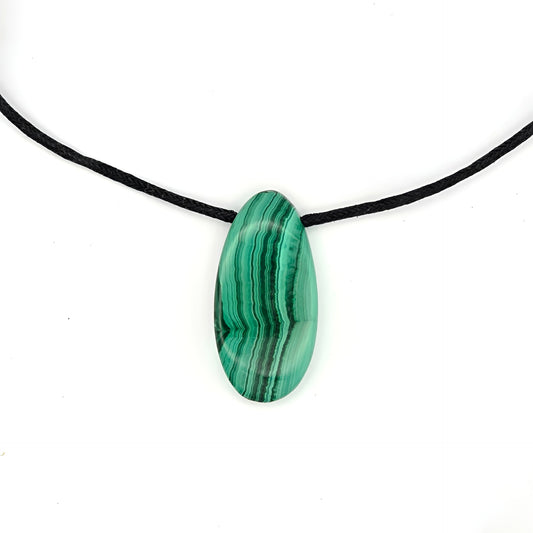 Malachit Energie Anhänger Herzchakra