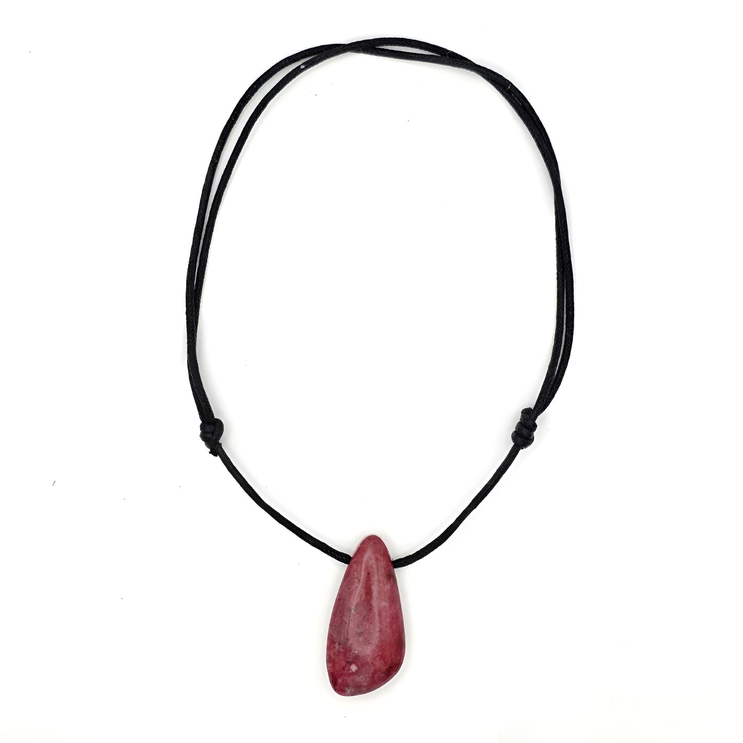 Norwegischer Thulit Energie Anhänger Herzchakra