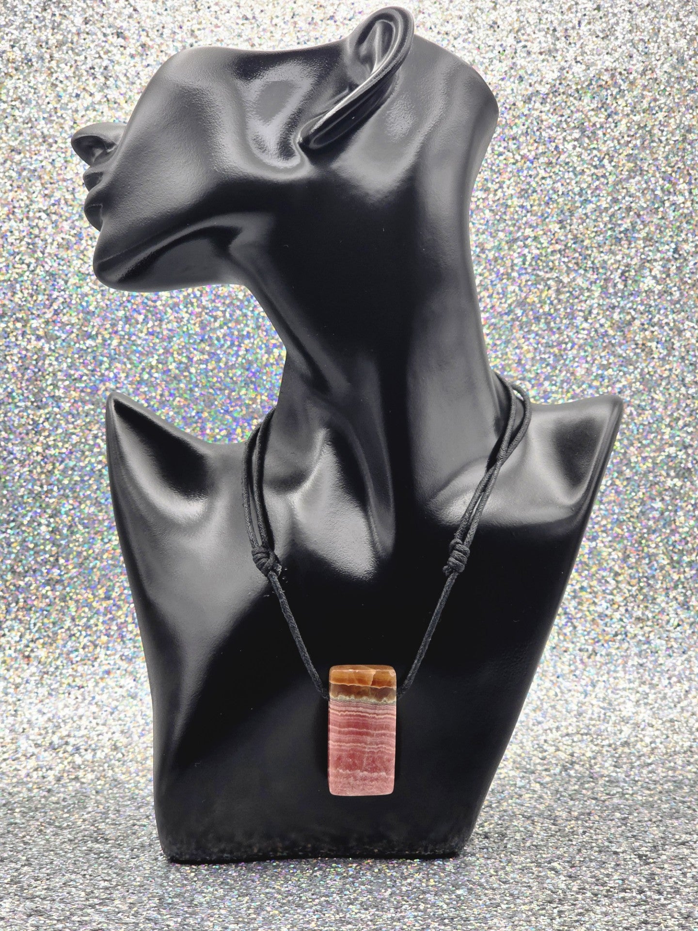 Rhodochrosit Energie Anhänger Herzchakra