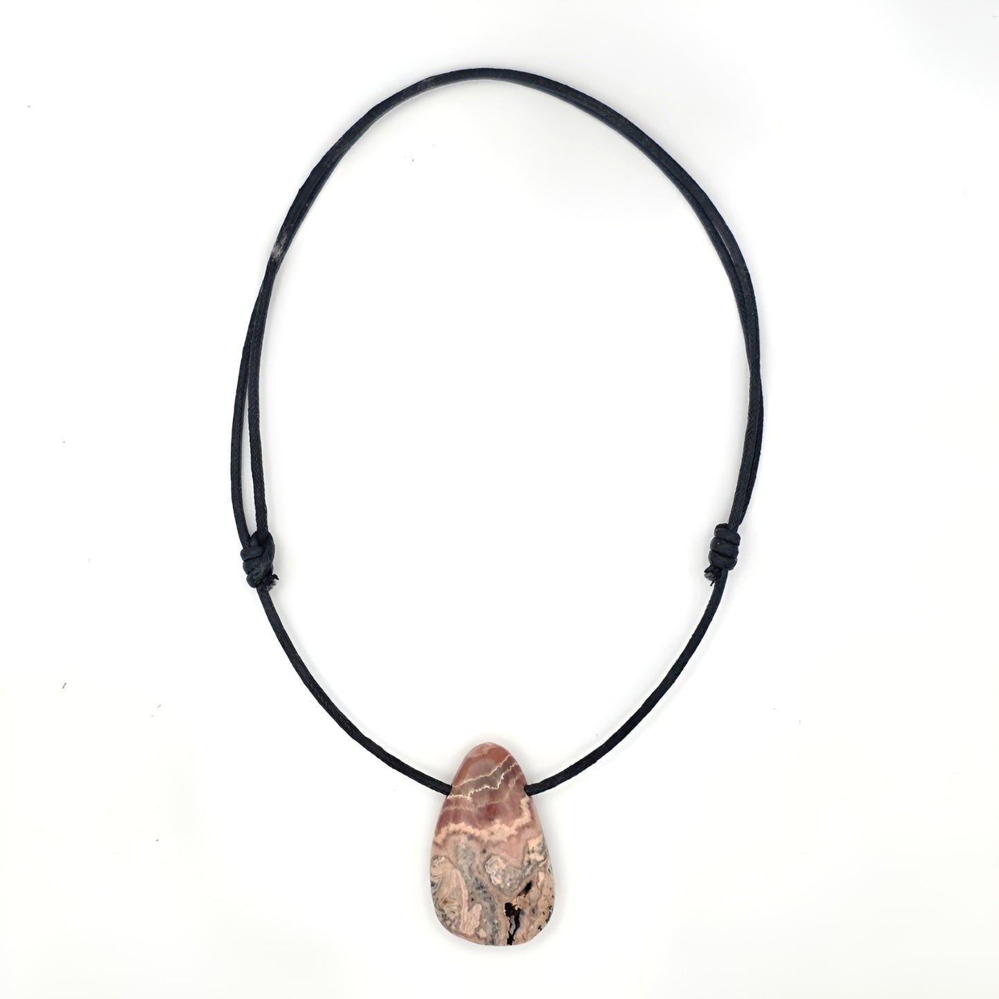 Rhodochrosit Energie Anhänger Platte Herzchakra