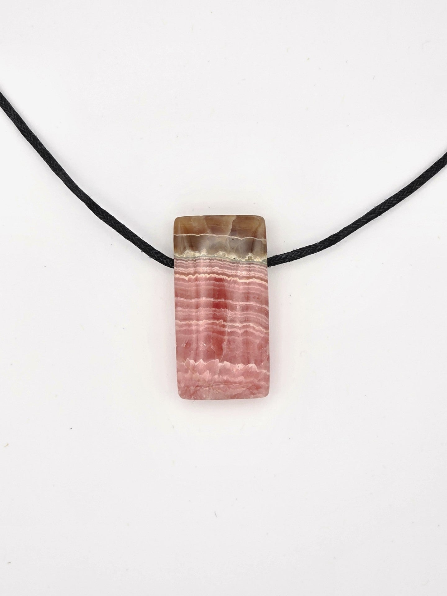 Rhodochrosit Energie Anhänger Herzchakra