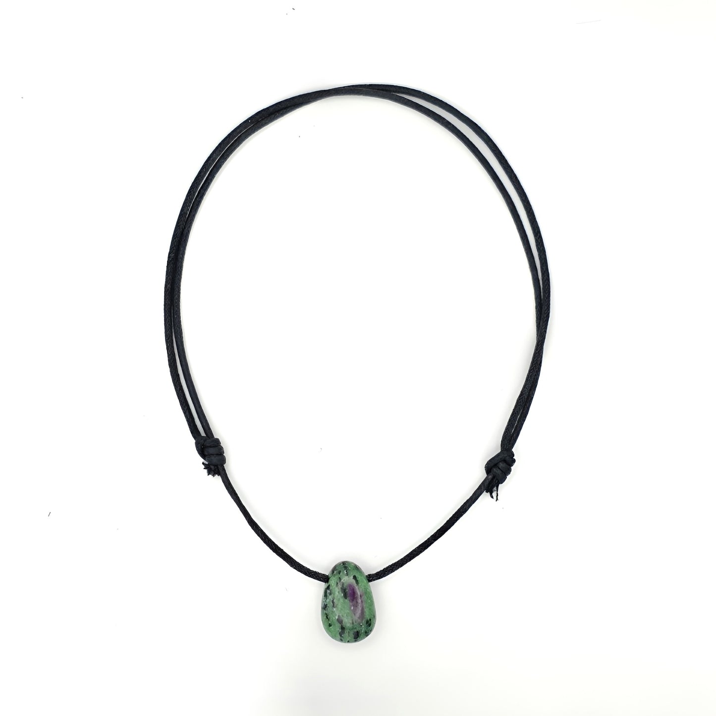 Rubin-Zoisit Energie Anhänger Herzchakra