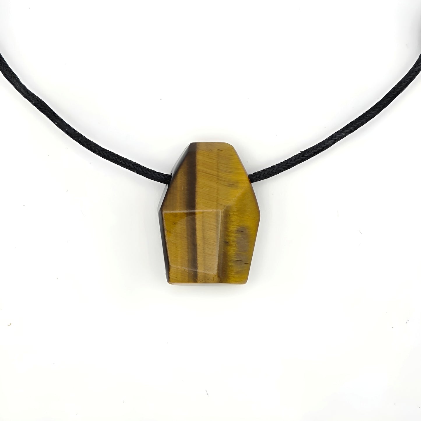 Tigerauge Energie Anhänger Solarplexus Chakra