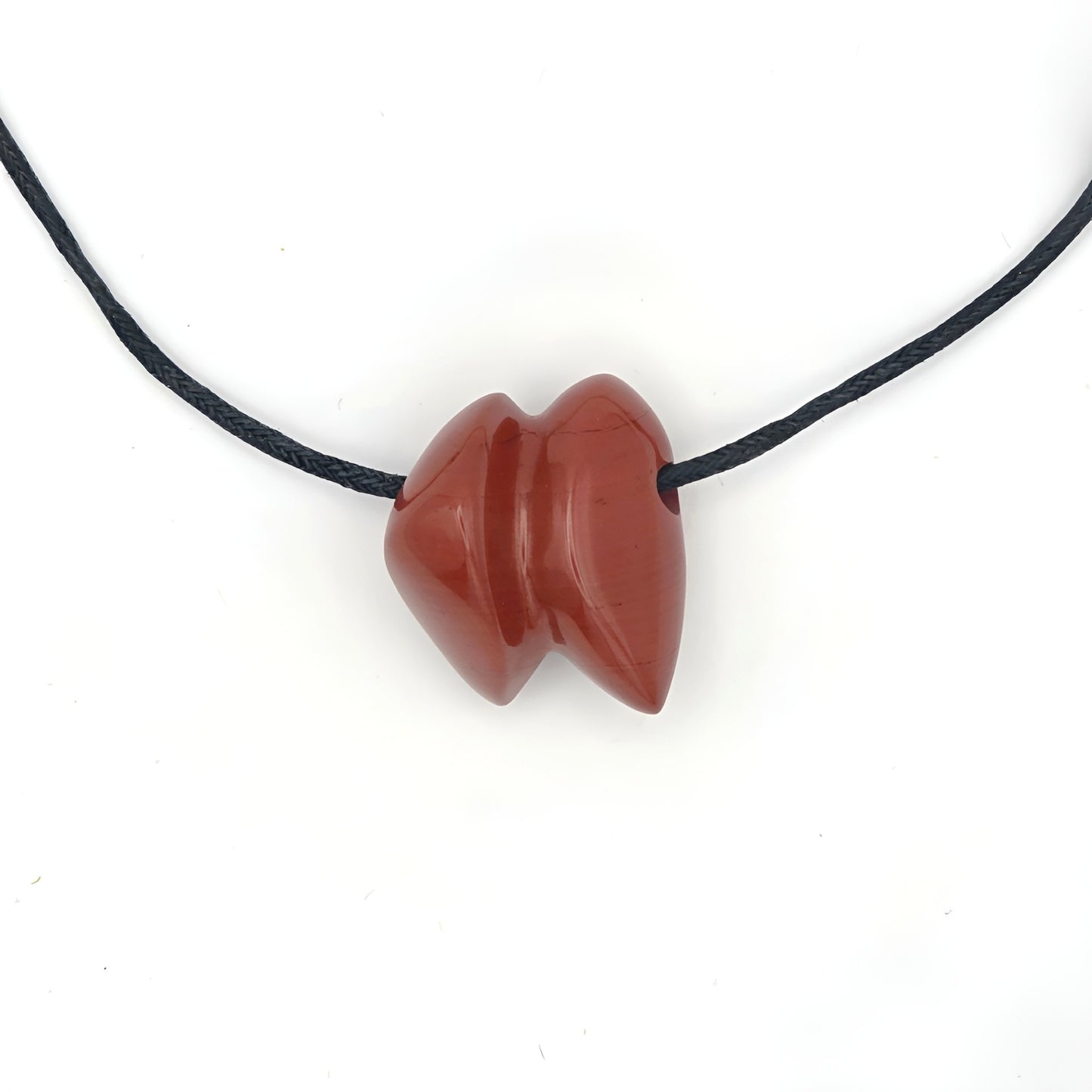 roter Jaspis Herz Energie Anhänger Wurzelchakra