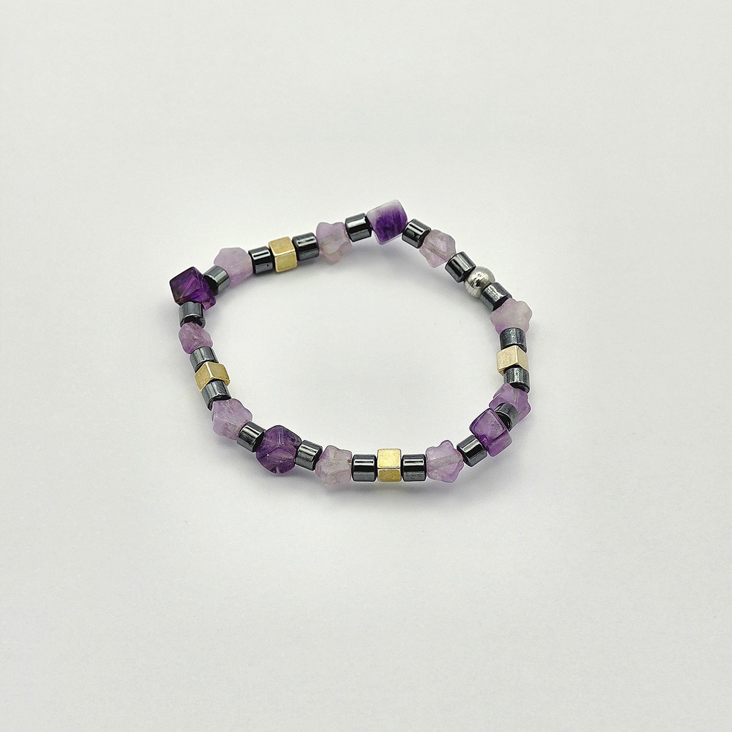 Kids Amethyst Energie Armband Lara Stirnchakra