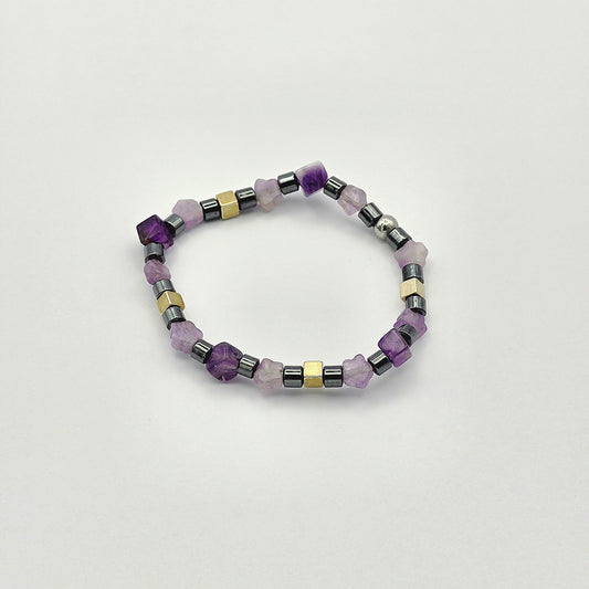 Kids Amethyst Energie Armband Lara Stirnchakra