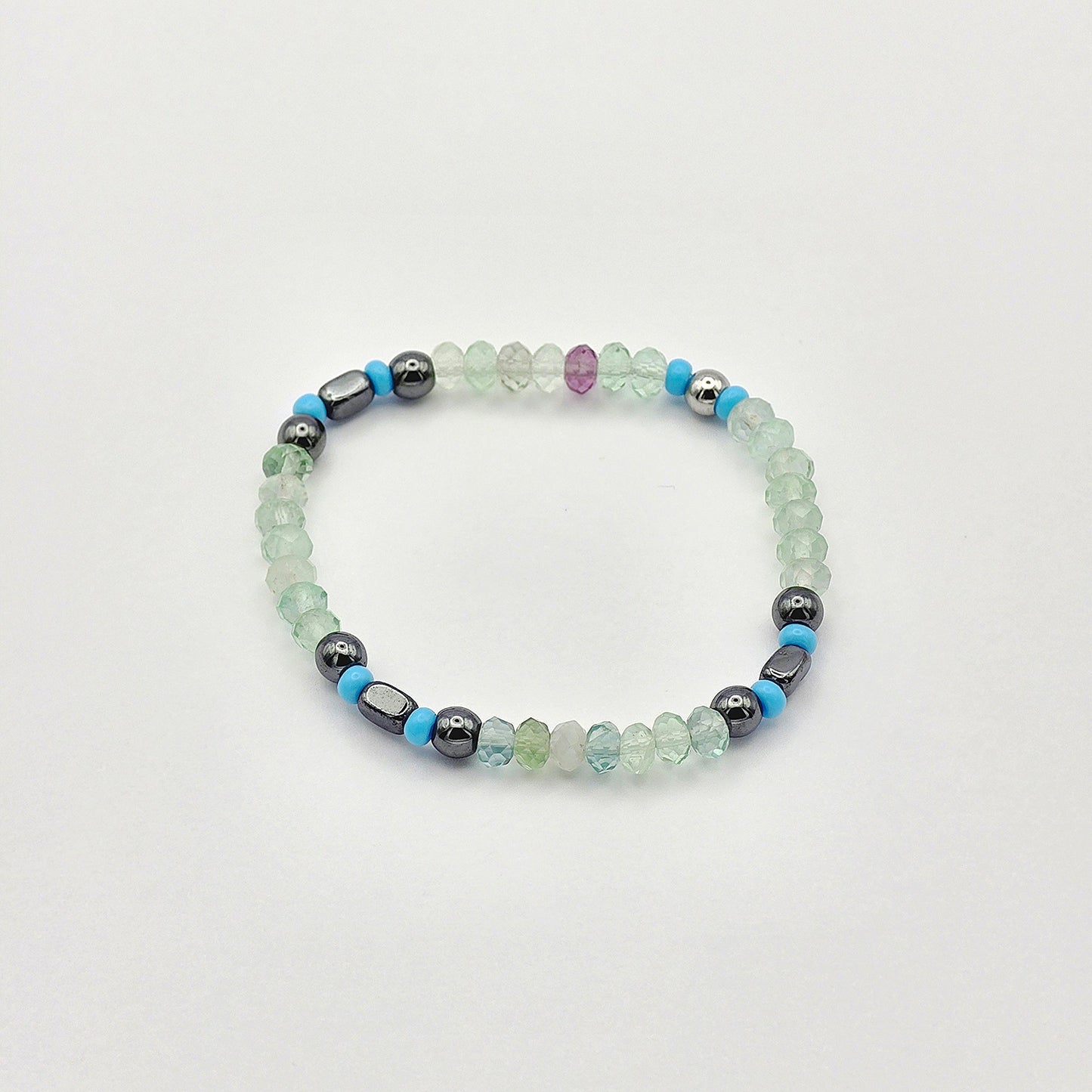 Kids Fluorit Energie Armband Lisa Kronenchakra