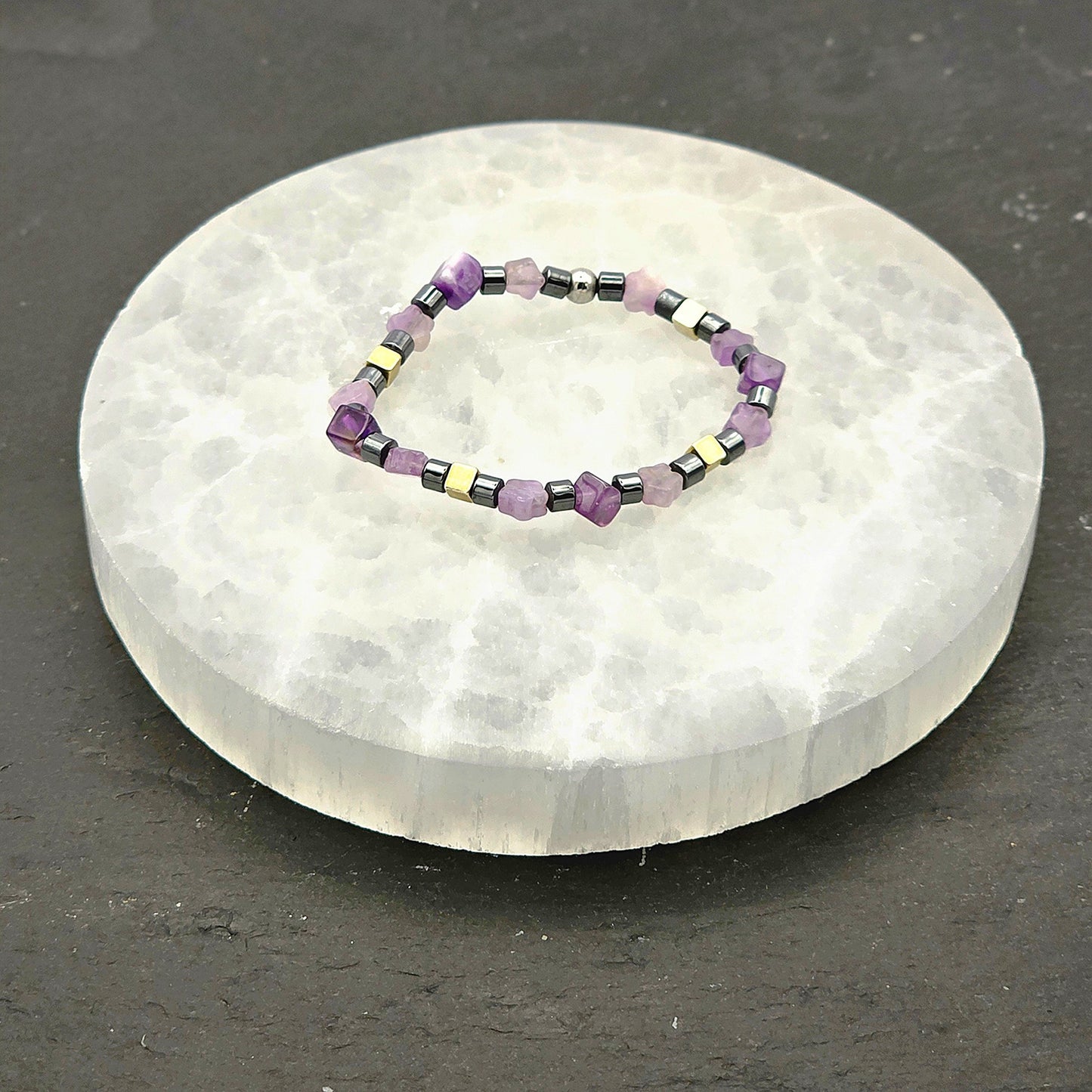 Kids Amethyst Energie Armband Lara Stirnchakra