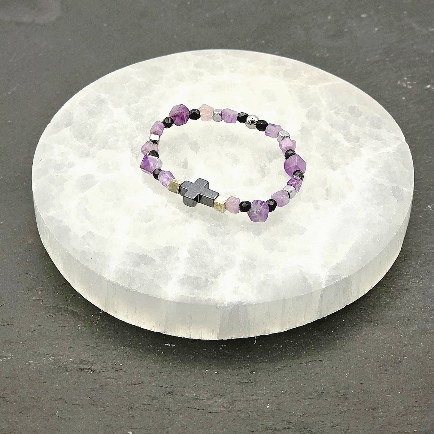 Kids Amethyst Energie Armband Lars Stirnchakra