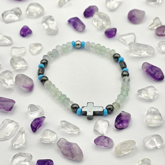 Kids Fluorit Energie Armband Lennox Kronenchakra