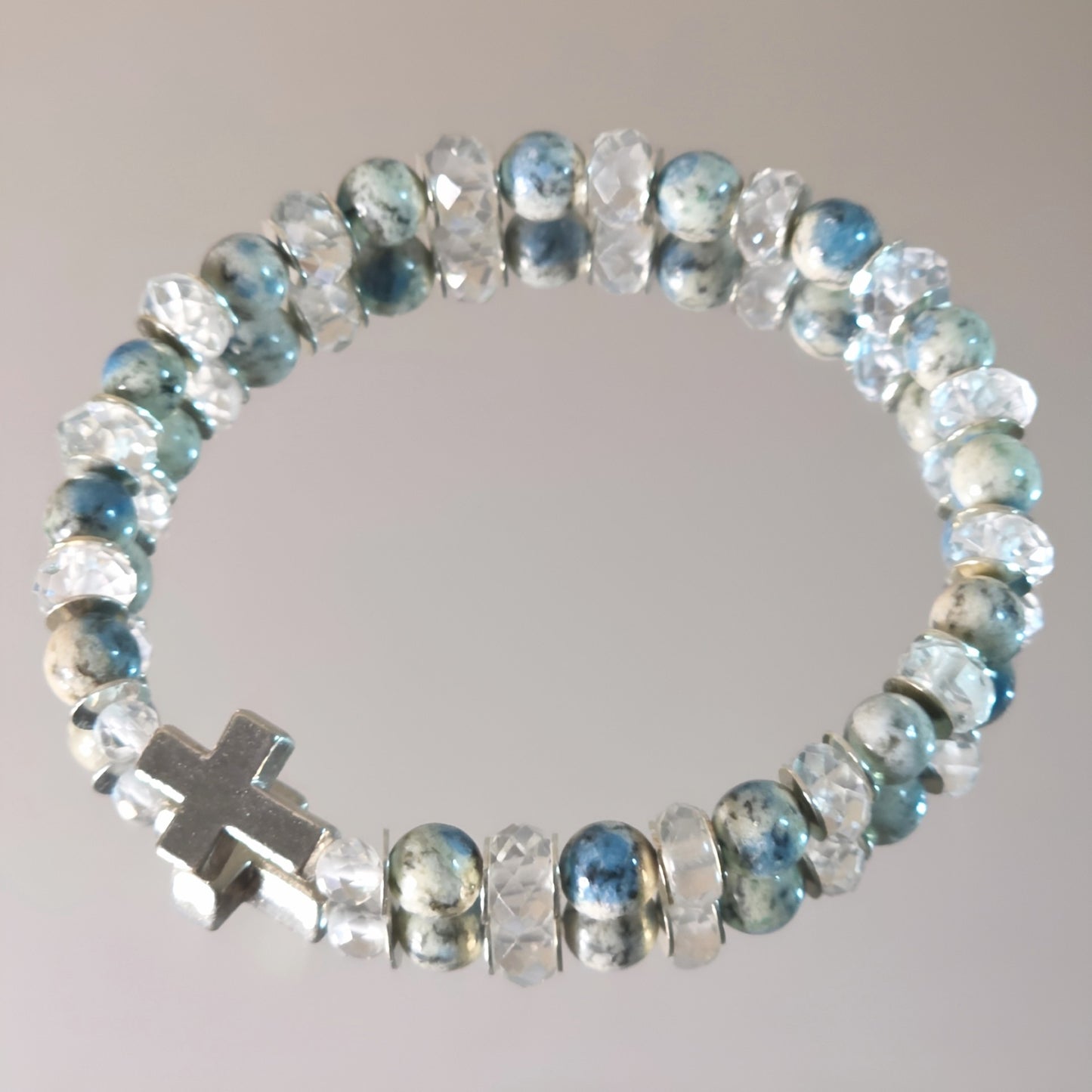 Azurit K2 Energie Armband SkySpirit Stirnchakra