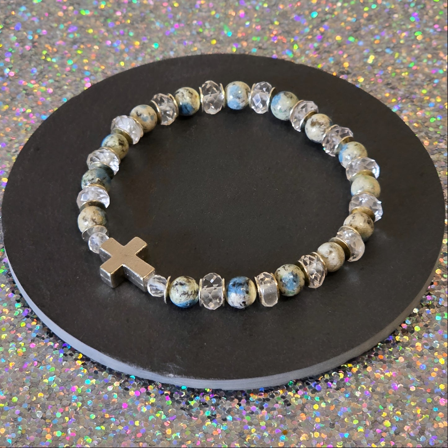 Azurit K2 Energie Armband SkySpirit Stirnchakra