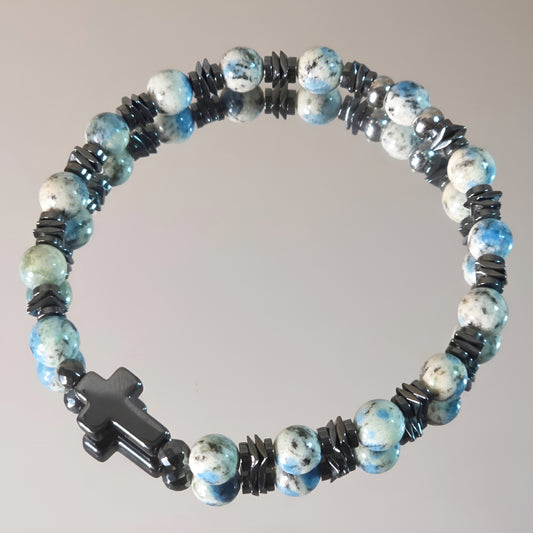 Azurit K2 Energie Armband Skywalker Stirnchakra