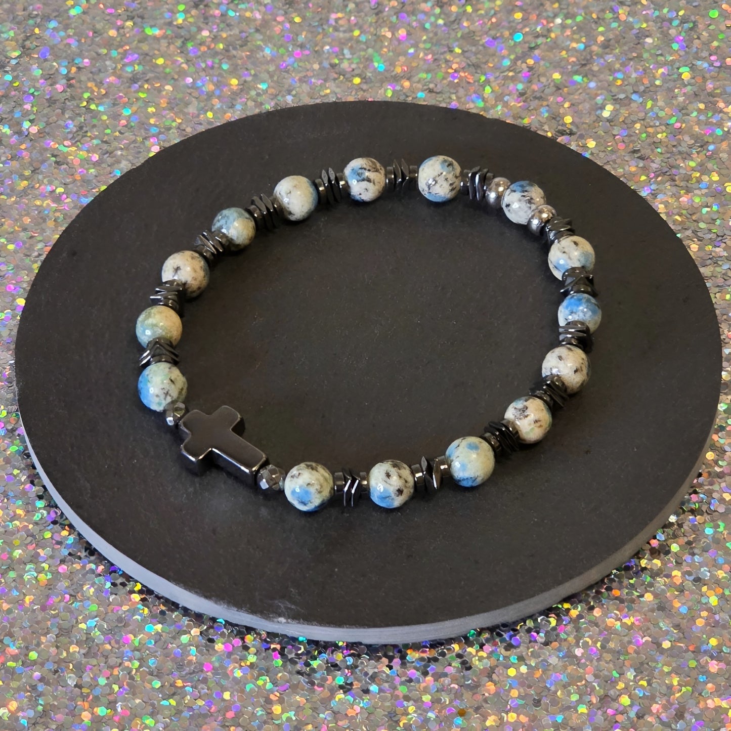 Azurit K2 Energie Armband Skywalker Stirnchakra