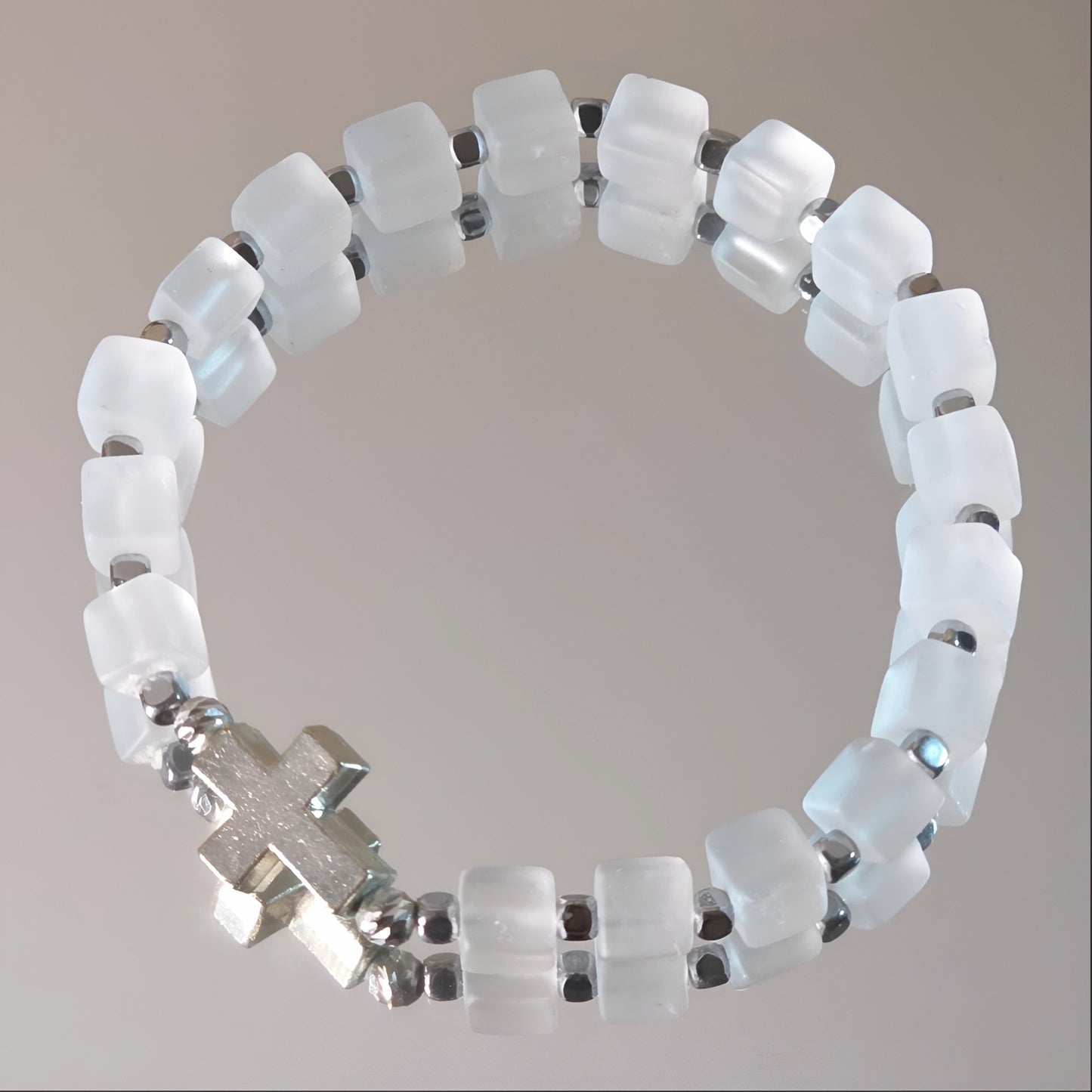 Bergkristall  Energie Armband Gabriel Kronenchakra