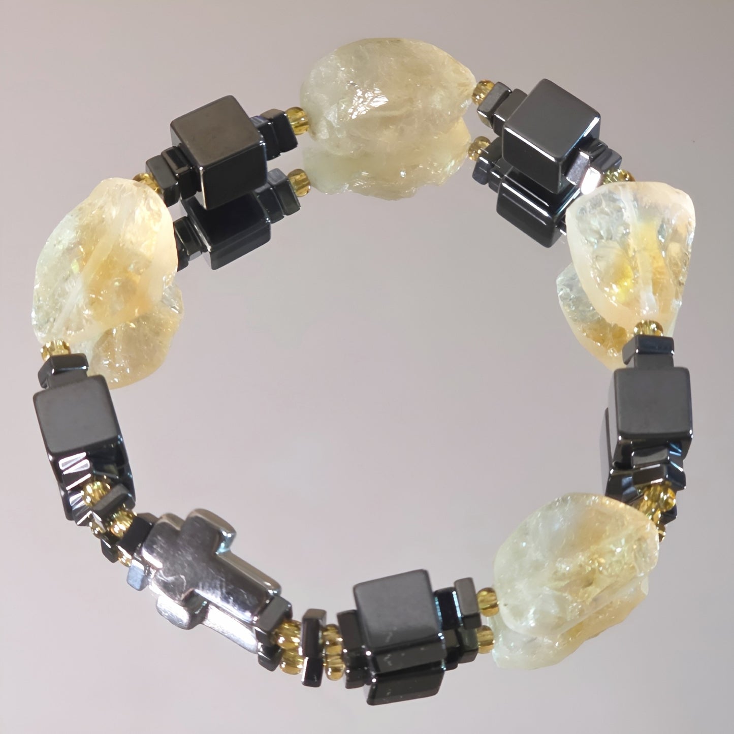 Citrin Energie Armband Baba Solarplexus Chakra