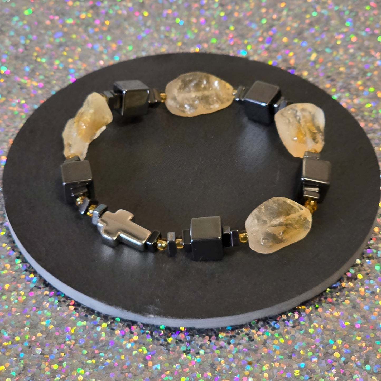 Citrin Energie Armband Baba Solarplexus Chakra