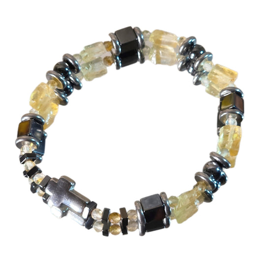 Citrin Energie Armband Forrest Solarplexus Chakra