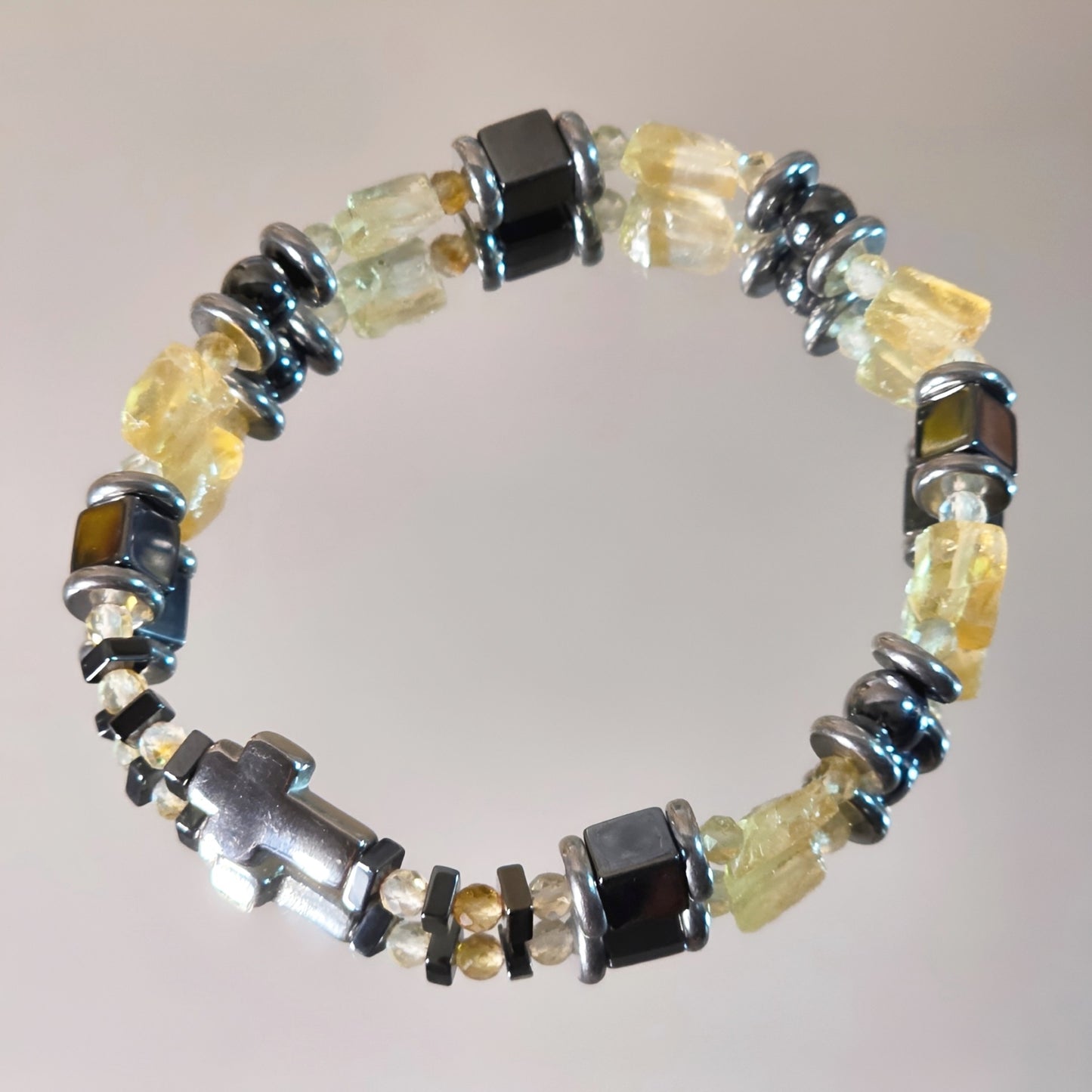 Citrin Energie Armband Forrest Solarplexus Chakra