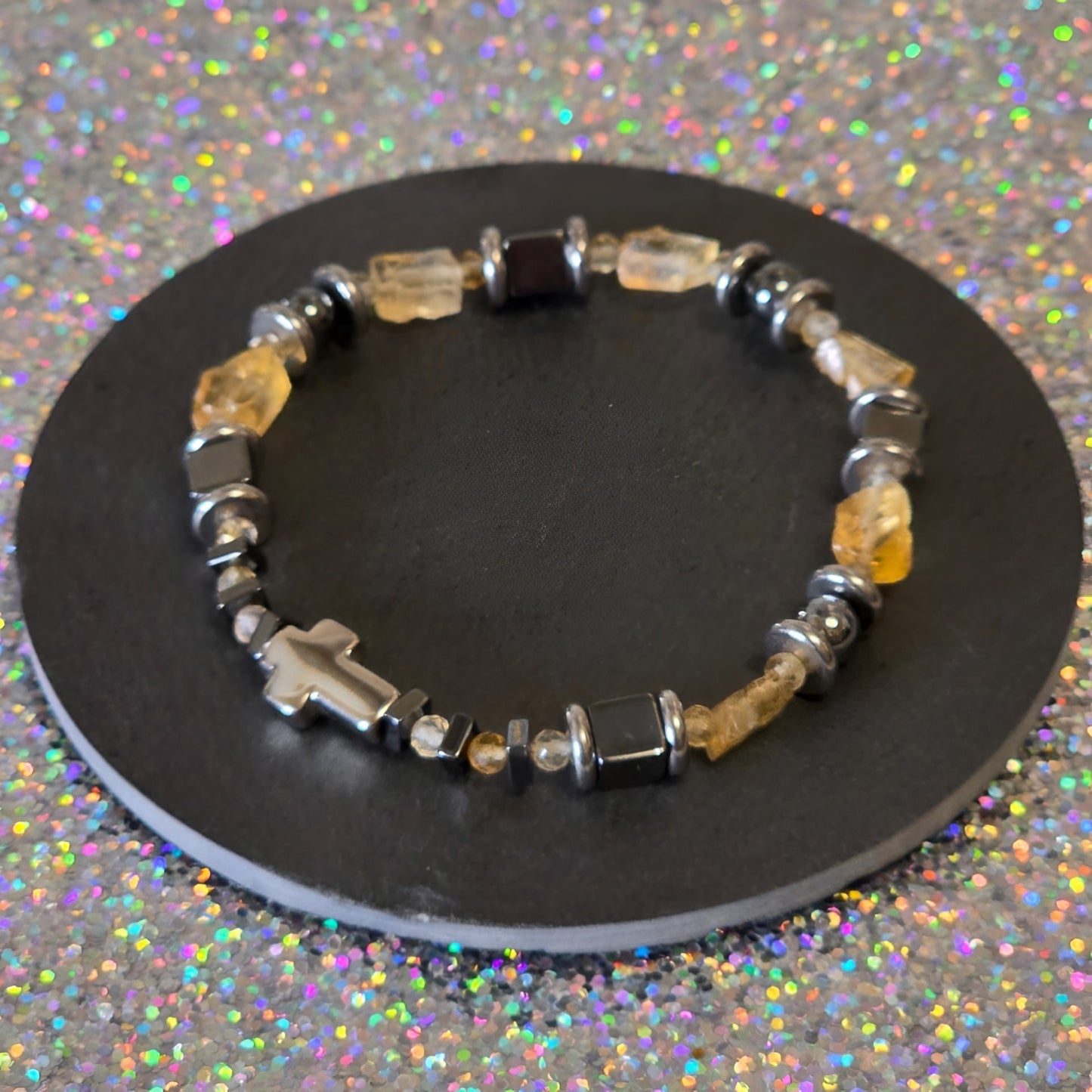 Citrin Energie Armband Forrest Solarplexus Chakra