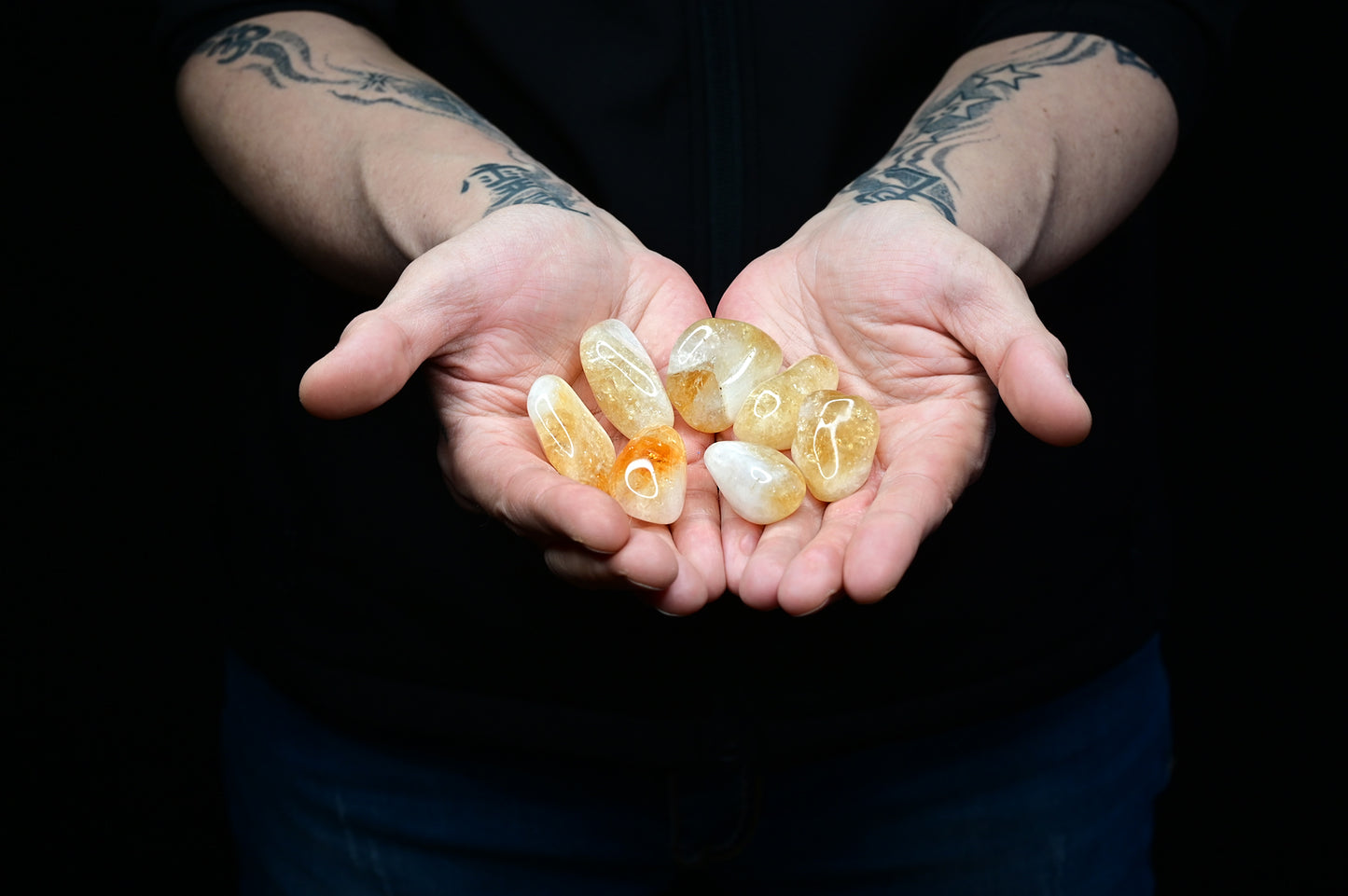 Citrin Energie Stein Solarplexus Chakra