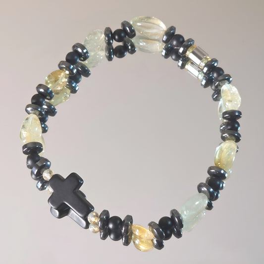 Citrin Energie Armband Silvestri Solarplexus Chakra