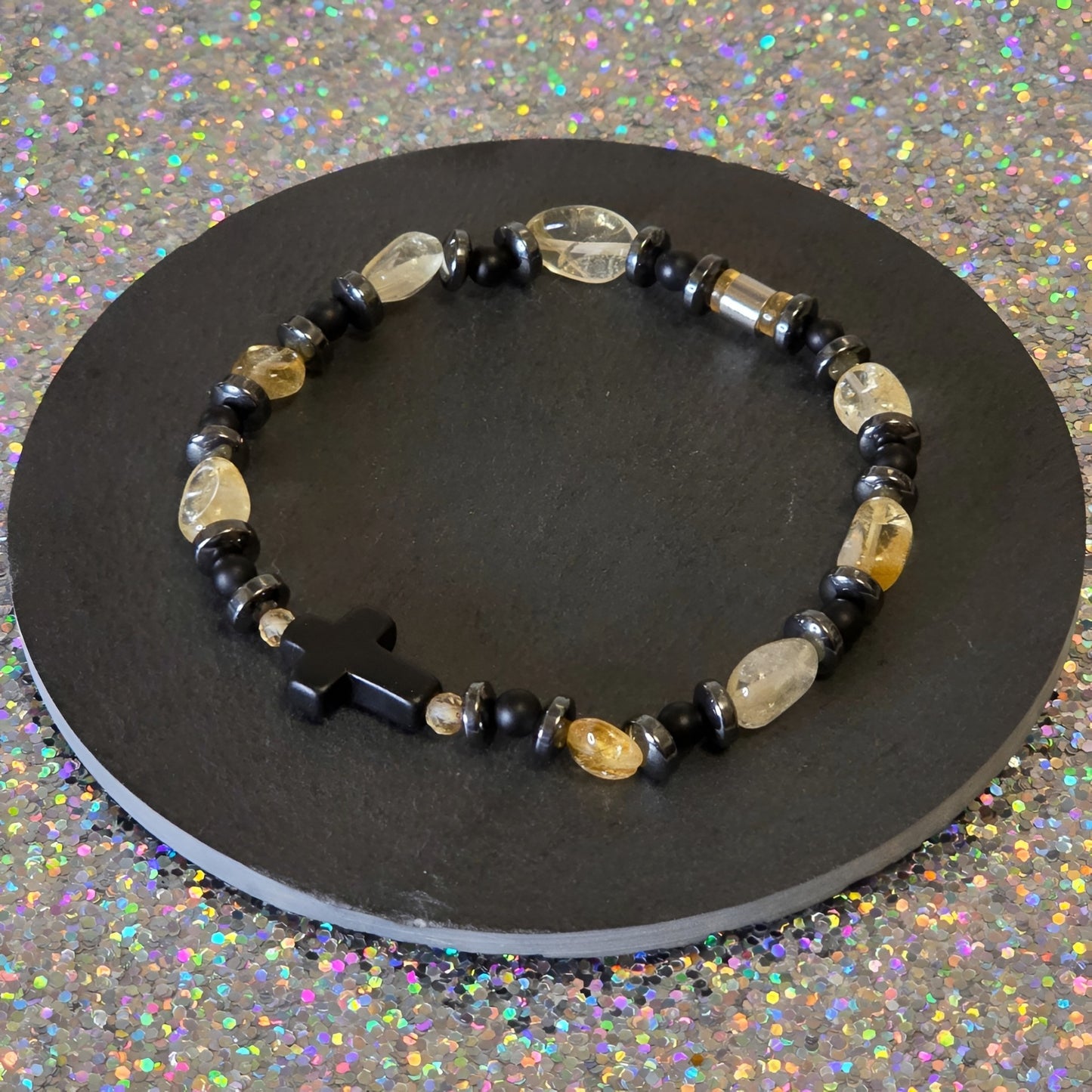 Citrin Energie Armband Silvestri Solarplexus Chakra